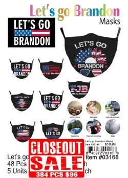 Lets Go Brandon Masks